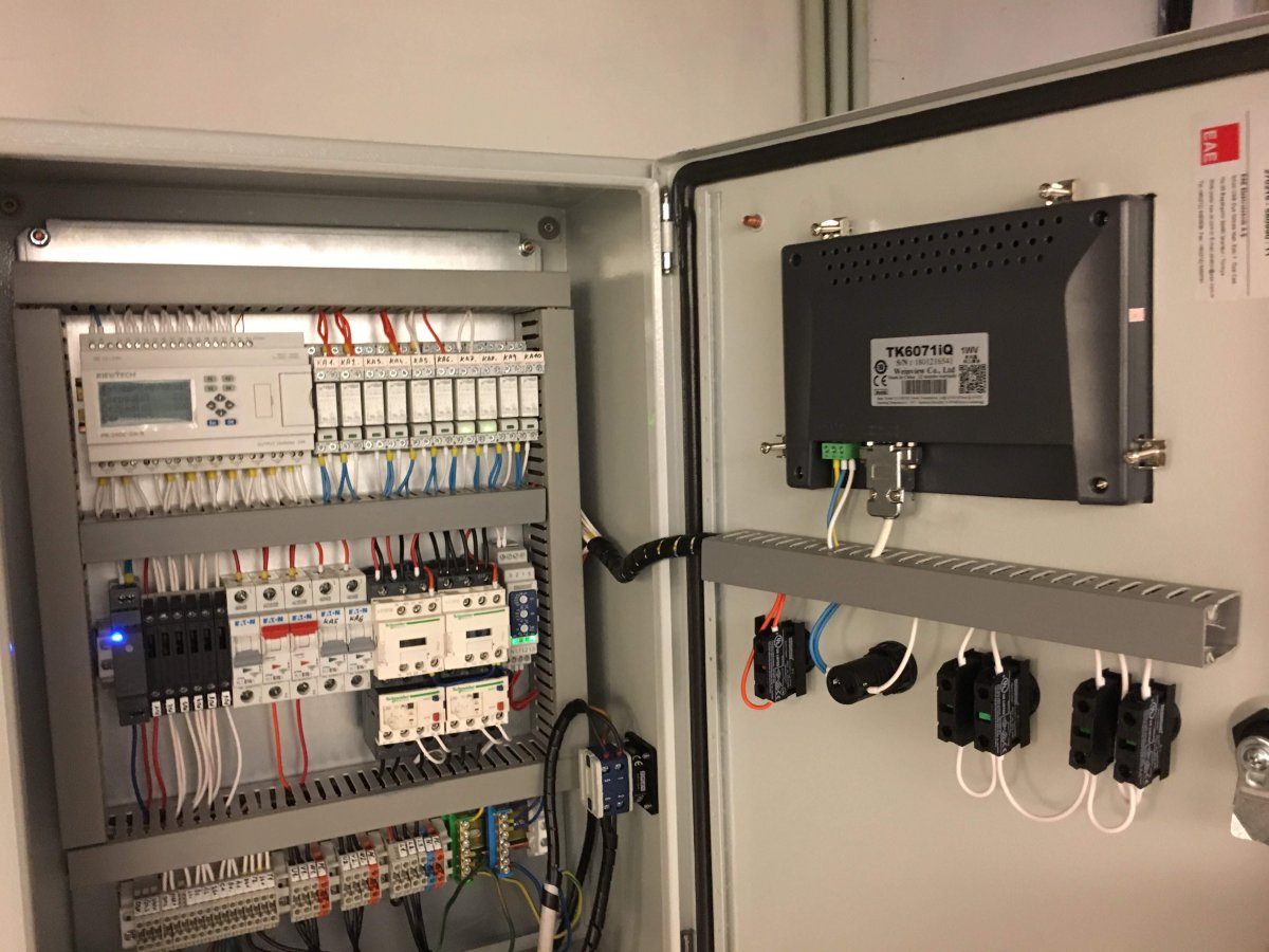 Výroba a instalace rozvaděče přečerpávací stanice odpadních vod.